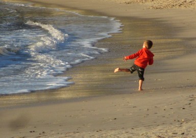 Yep ! c'est les vacances ! (à la plage, le 21 décembre)  ©Bleufushia